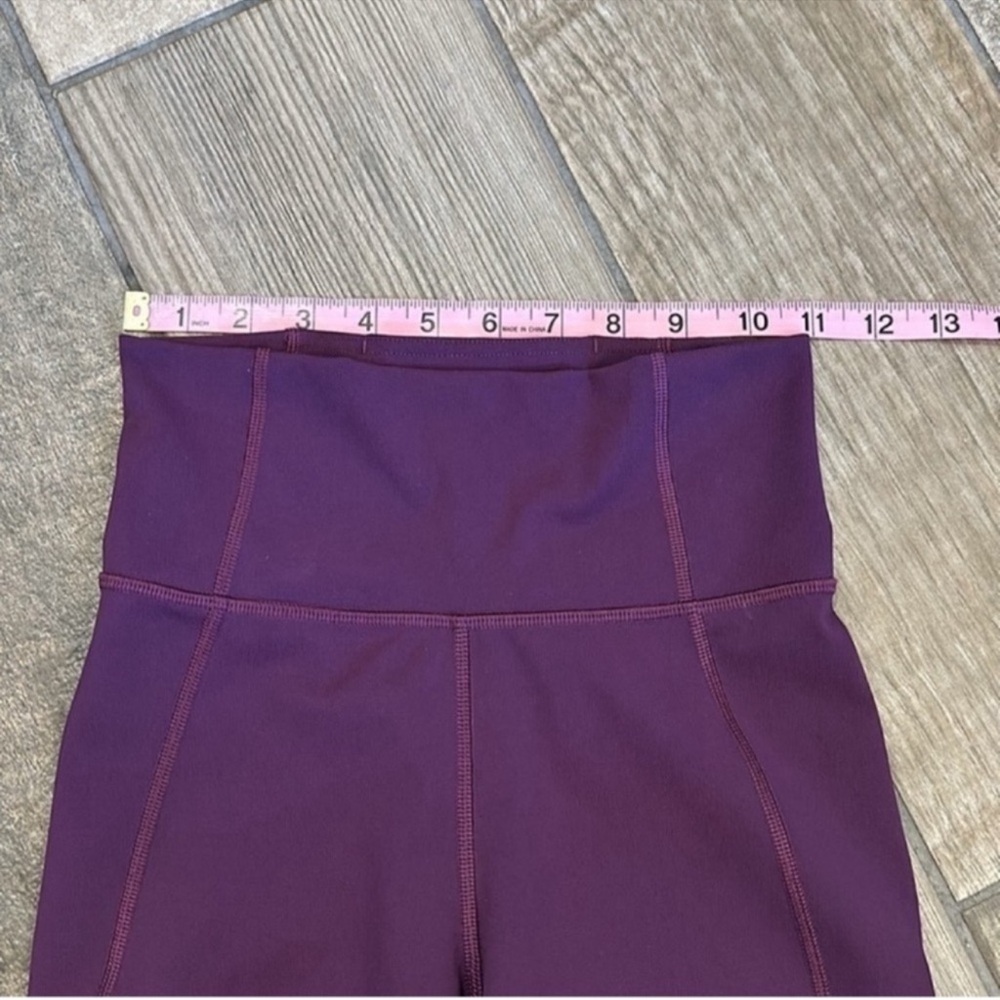 Lululemon Hot Like Agni Pant Darkest Magenta Purple Mesh Leggings Size 4 - Picture 11 of 15